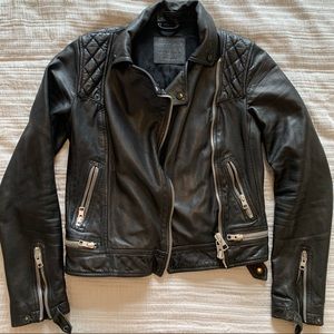All Saints Jackets & Coats - ALLSAINTS LEATHER BIKER JACKET All Saints Jackets & Coats - ALLSAINTS LEATHER BIKER JACKET